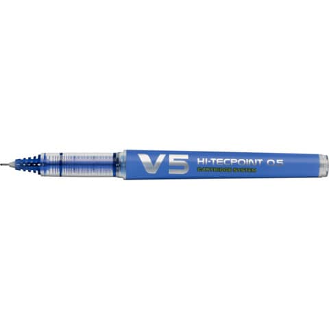 Penna roller ricaricabile a inchiostro liquido Pilot HI-TECPOINT V5 Begreen 0,5 mm blu - 040326